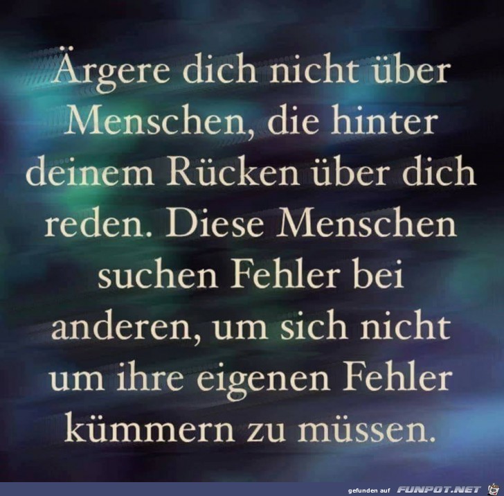 rgere dich nicht