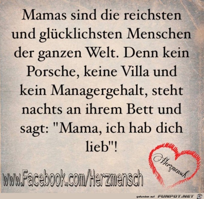 Mamas sind die reichsten