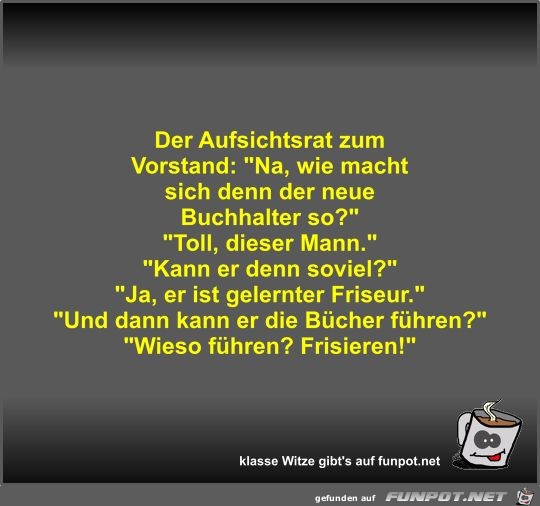 Der Aufsichtsrat zum Vorstand Der Aufsichtsrat zum Vorstand