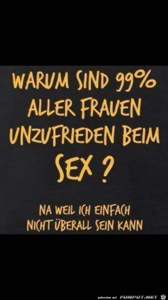 Warum sind 99% der Frauen beim Sex unzufrieden?