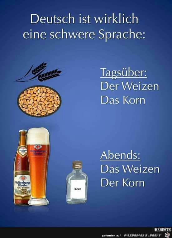 Eine schwere Sprache