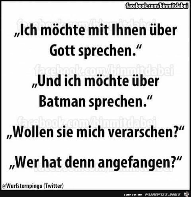 Ich möchte mit Ihnen über Gott sprechen Ich möchte mit Ihnen über Gott sprechen