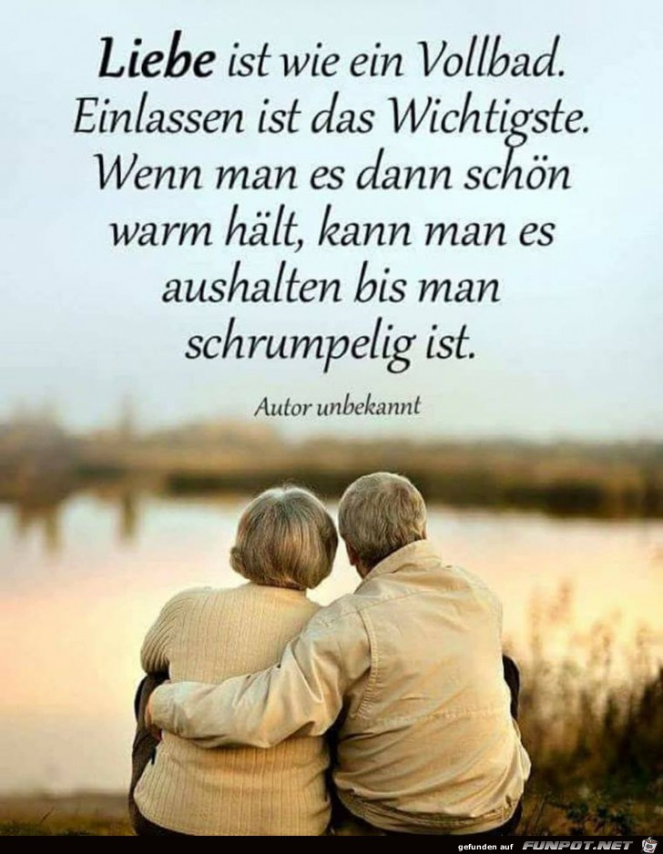 Liebe ist wie ein Vollbad