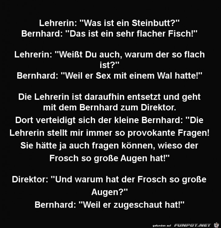 Lehrerin fragt:....... Lehrerin fragt:.......
