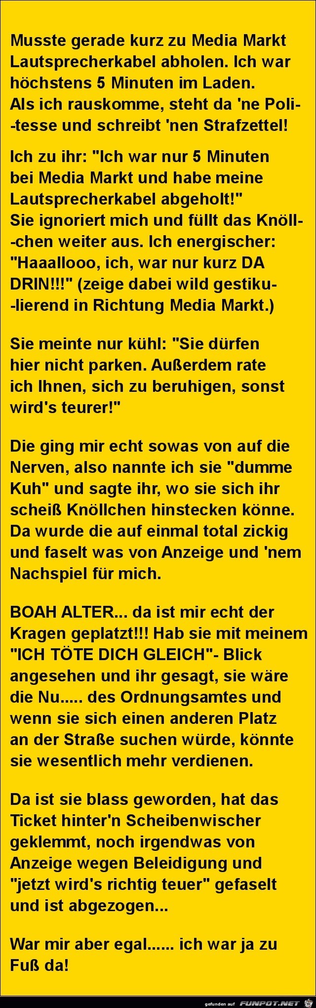 musste gerade mal kurz zu Media Markt....... musste gerade mal kurz zu Media Markt.......