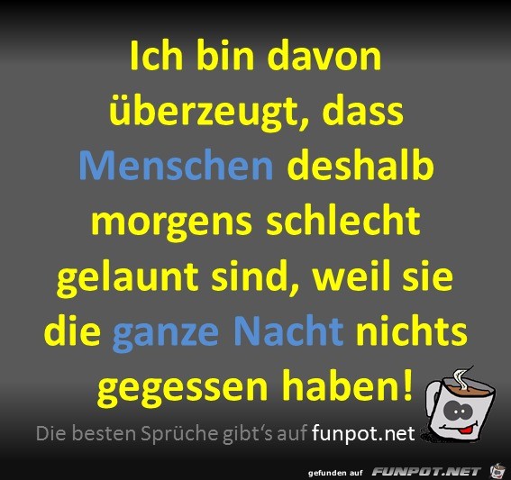 Die ganze Nacht kein Essen Die ganze Nacht kein Essen
