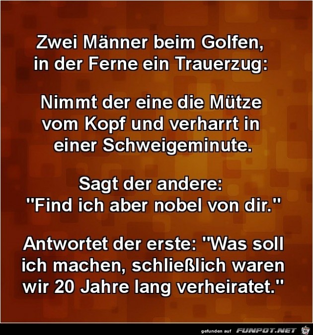 zwei Mnner beim Golfen.......