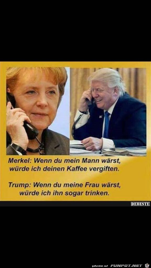 Angela und Trump