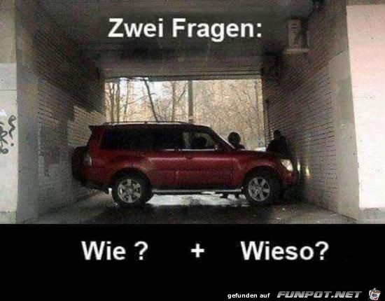 Zwei Fragen: Zwei Fragen: