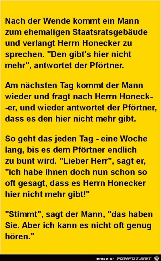 nach der Wende kommt ein Mann......... nach der Wende kommt ein Mann.........