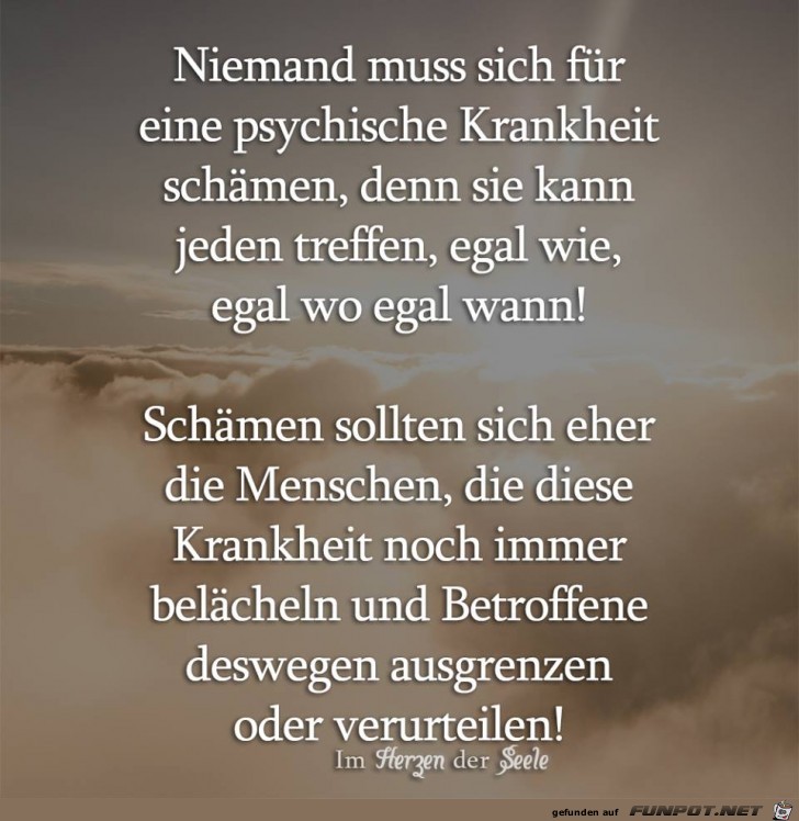 Niemand muss sich Niemand muss sich