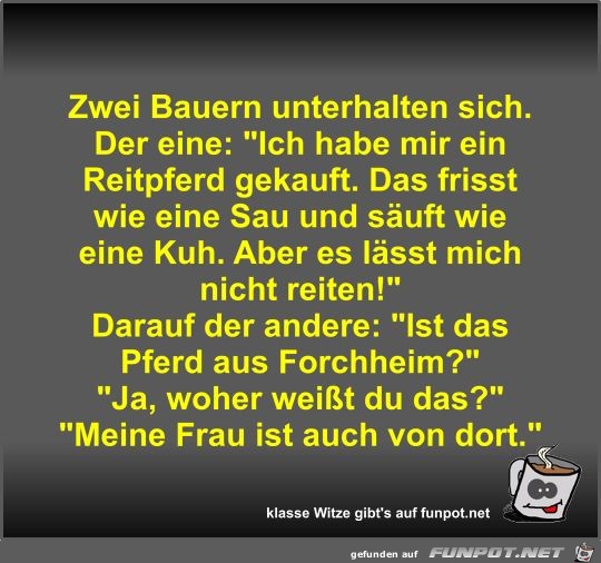Zwei Bauern unterhalten sich Zwei Bauern unterhalten sich