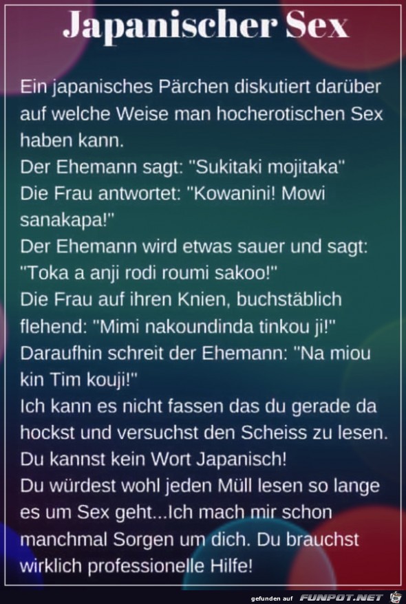 Japanischer Sex