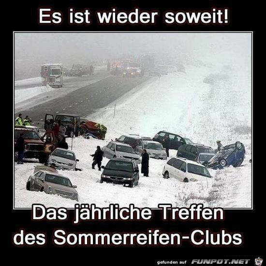 Treffen des Sommerreifen Clubs Treffen des Sommerreifen Clubs