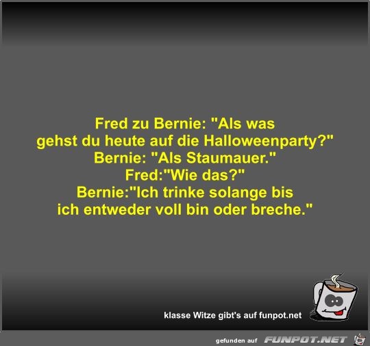 Fred zu Bernie Fred zu Bernie