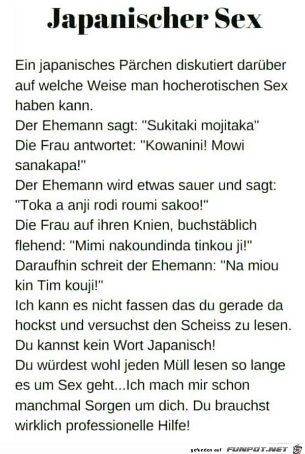 japanischer Sex.......