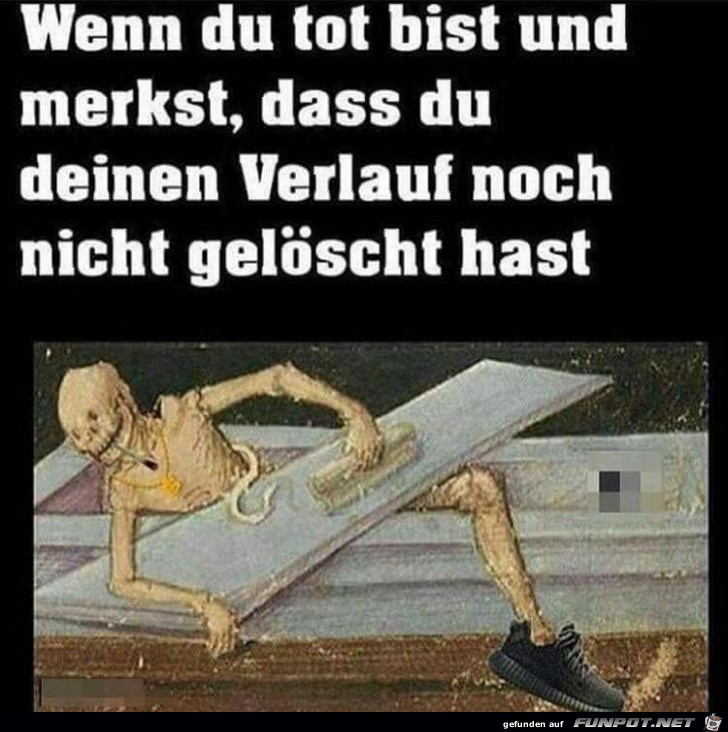 Verlauf nicht gelscht