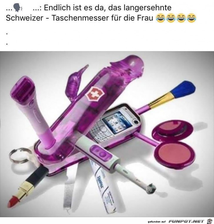 Schweizer Taschenmesser fr die Frau