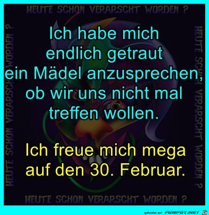 Endlich ein Date