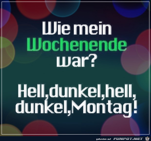 Wochenende Wochenende