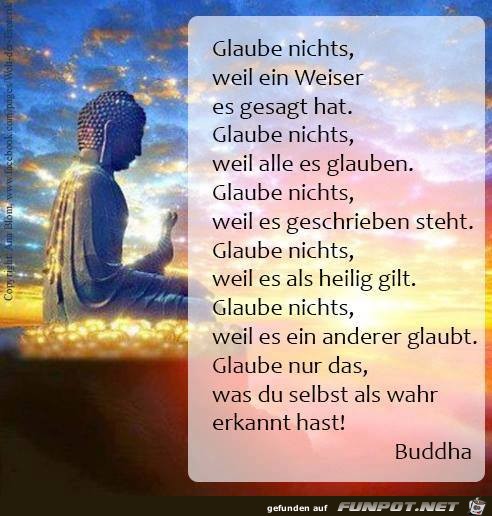 Glaube nichts