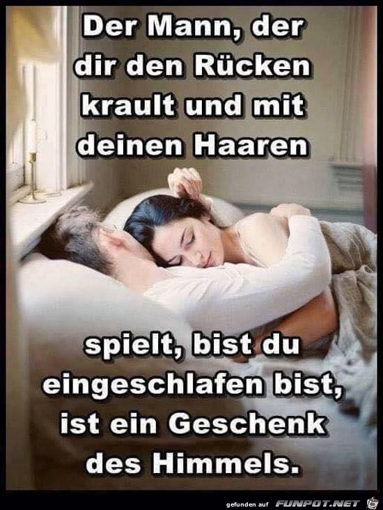 Der Mann, der dir den Rücken krault Der Mann, der dir den Rücken krault