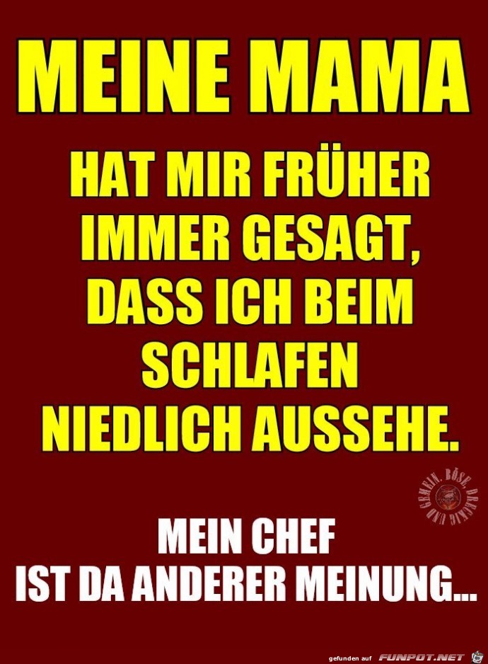 Meine Mama hat gesagt...