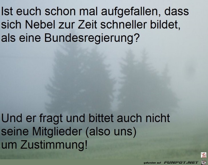Regierungsnebel Regierungsnebel