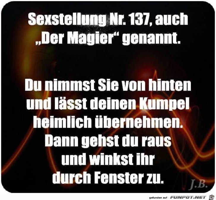 Sexstellung Nr.137 - Der Magier