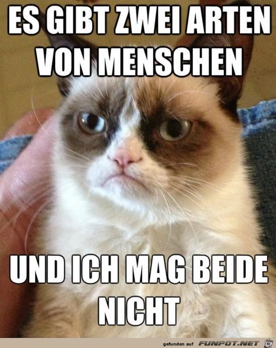 es gibt zwei Arten von Menschen...... es gibt zwei Arten von Menschen......