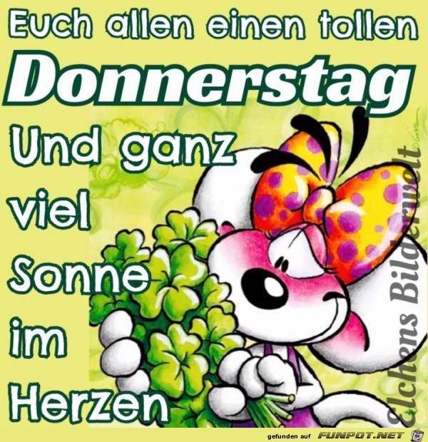 Einen tollen Donnerstag Einen tollen Donnerstag