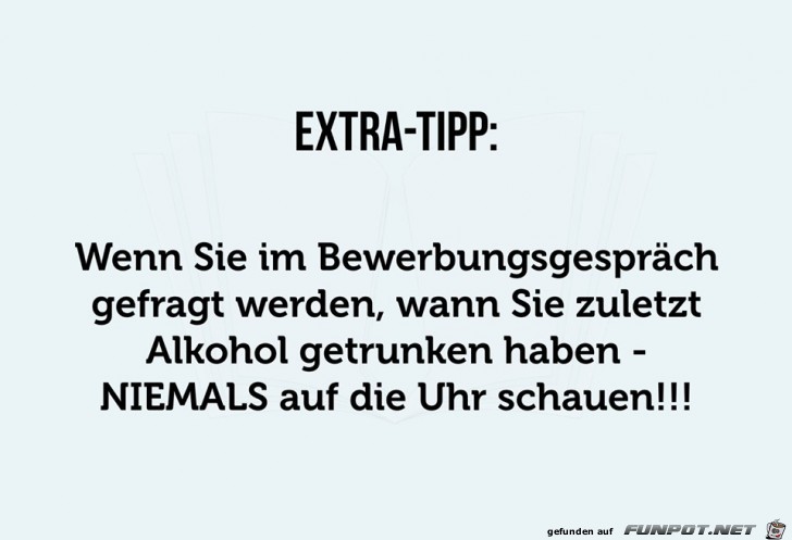 Extra Tipp! Extra Tipp!