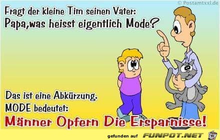 Papa was heisst eigentlich Mode? Papa was heisst eigentlich Mode?