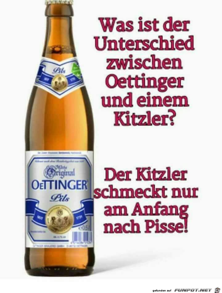 Oettinger Bier vs Kitzler