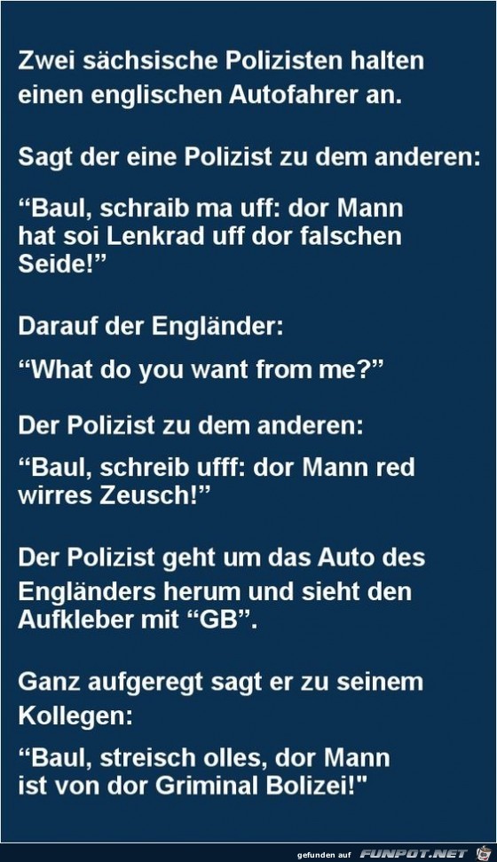 zwei sächsische Polizisten....... zwei sächsische Polizisten.......
