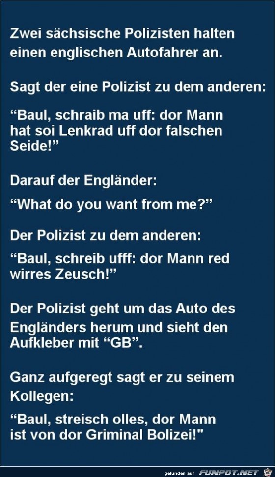 zwei schsische Polizisten.......