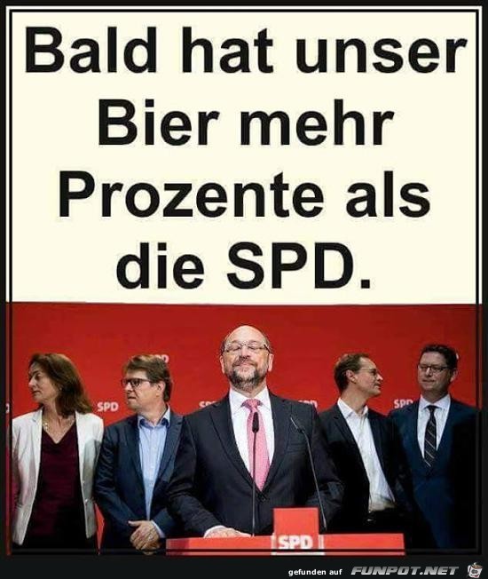 mehr Prozente...... mehr Prozente......