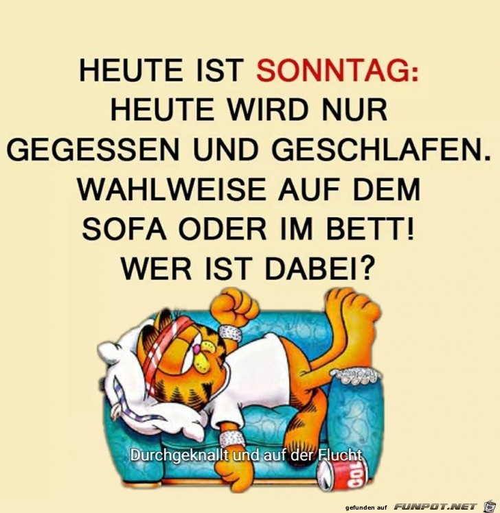 Heute ist Sonntag