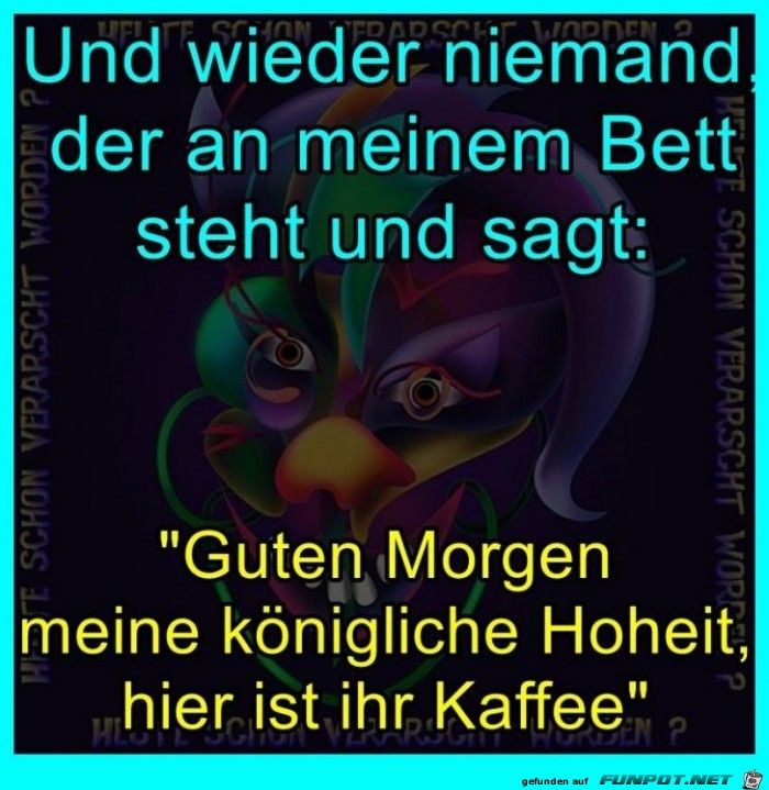 Und wieder niemand... Und wieder niemand...