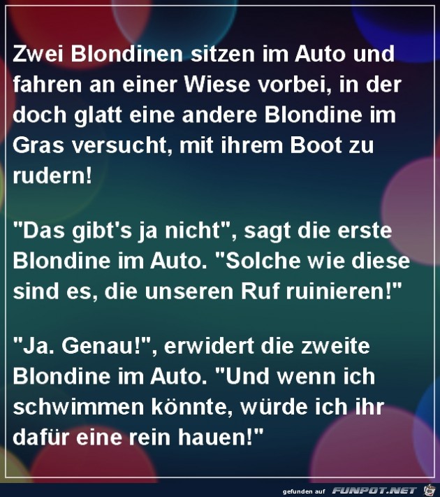 Zwei Blondinen