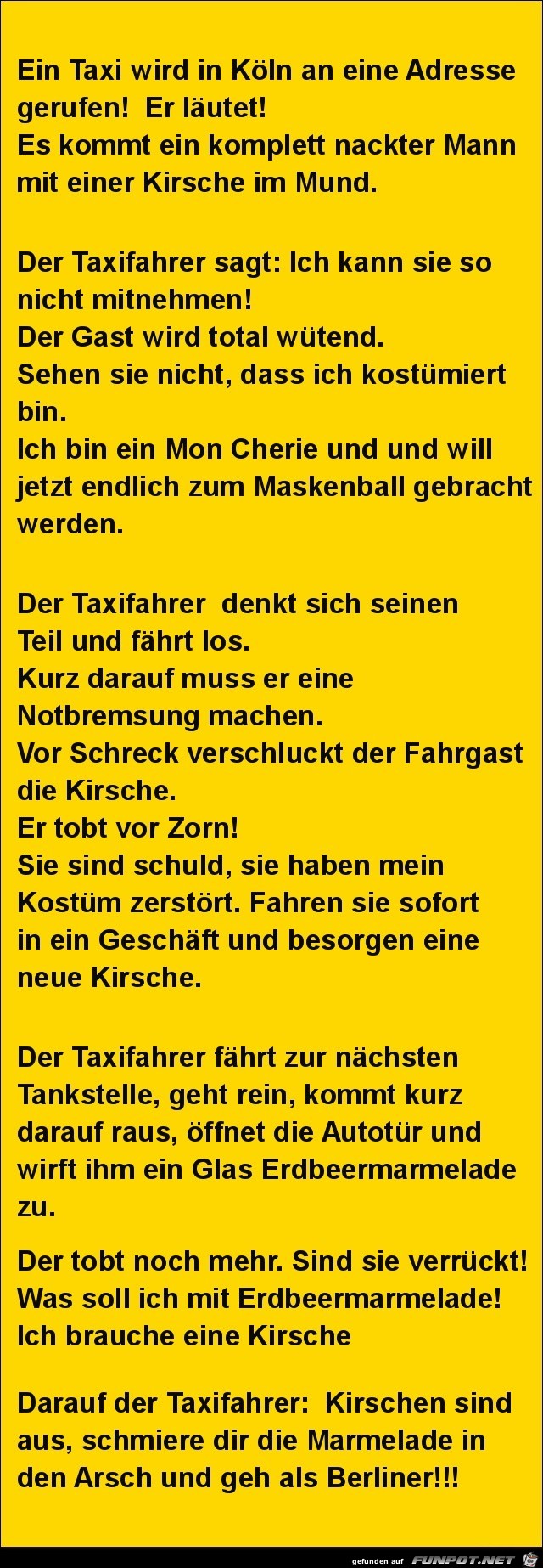 ein Taxi wird gerufen.......