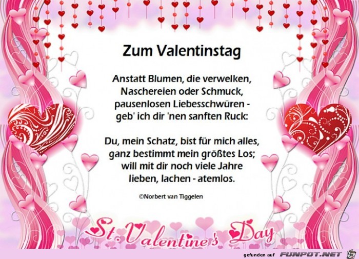 Zum Valentinstag 2018 Zum Valentinstag 2018