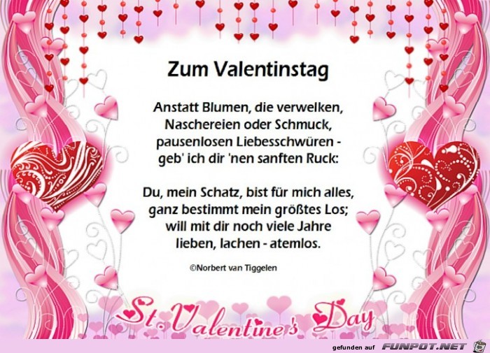 Zum Valentinstag 2018