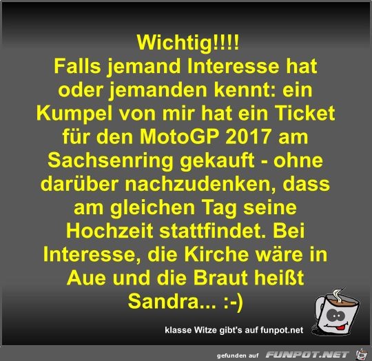 Wichtig!!!! Wichtig!!!!