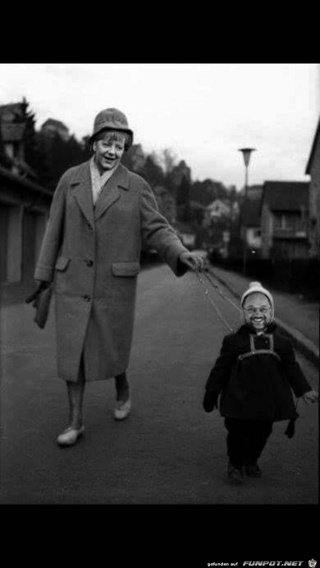 Merkel und ihr Baby Merkel und ihr Baby