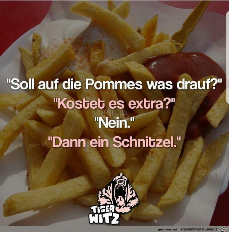 Einmal Pommes bitte