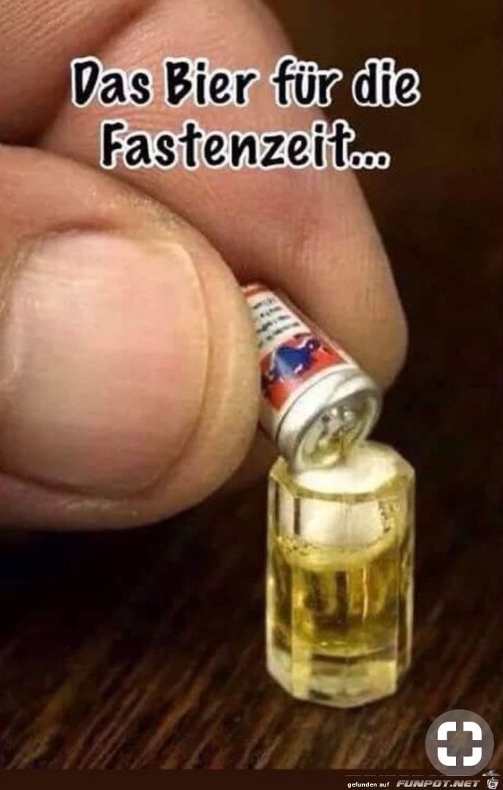 Das Bier fr die Fastenzeit