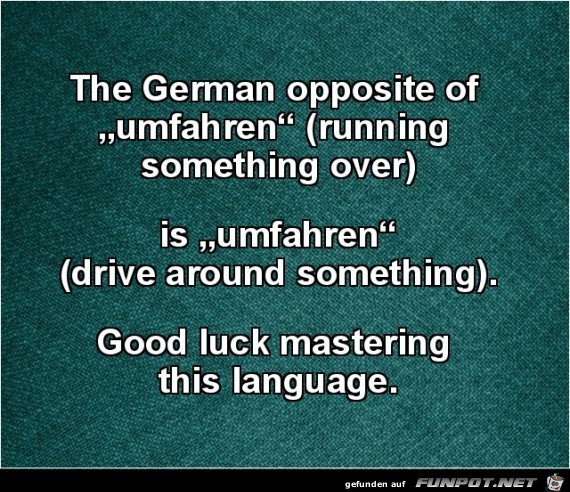 Deutsche Sprache schwere Sprache