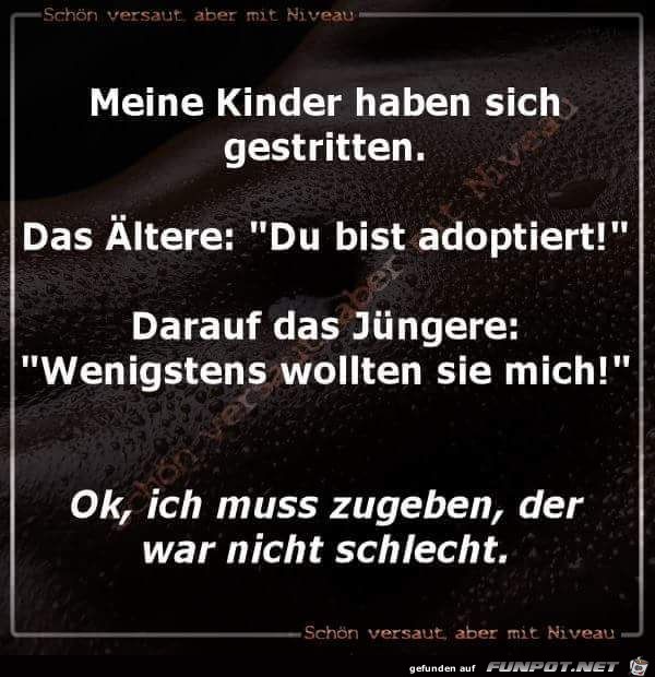 Du bist adoptiert