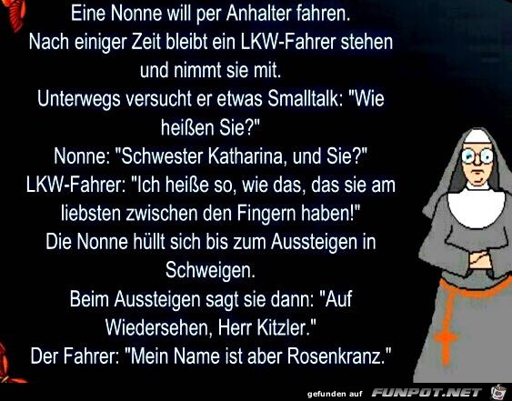 Nonne per Anhalter